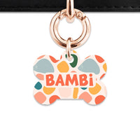 Bailey And Bone Pet Tag Pastel Shapes Pet Tag