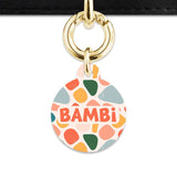 Bailey And Bone Pet Tag Pastel Shapes Pet Tag