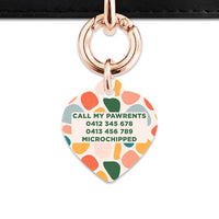 Bailey And Bone Pet Tag Pastel Shapes Pet Tag