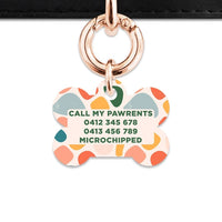 Bailey And Bone Pet Tag Pastel Shapes Pet Tag
