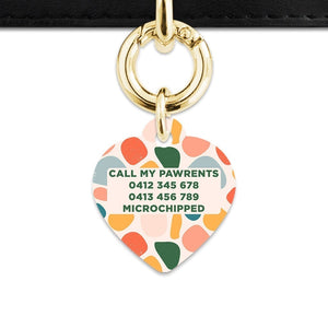 Bailey And Bone Pet Tag Pastel Shapes Pet Tag