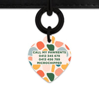 Bailey And Bone Pet Tag Pastel Shapes Pet Tag