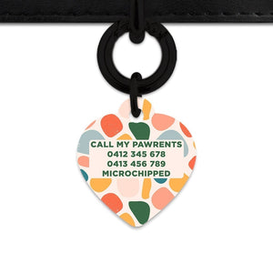 Bailey And Bone Pet Tag Pastel Shapes Pet Tag