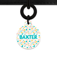 Bailey And Bone Pet Tag Pastel Terrazzo Pattern Pet Tag