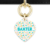 Bailey And Bone Pet Tag Pastel Terrazzo Pattern Pet Tag