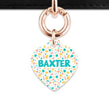 Bailey And Bone Pet Tag Pastel Terrazzo Pattern Pet Tag