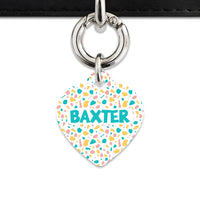 Bailey And Bone Pet Tag Pastel Terrazzo Pattern Pet Tag