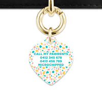Bailey And Bone Pet Tag Pastel Terrazzo Pattern Pet Tag