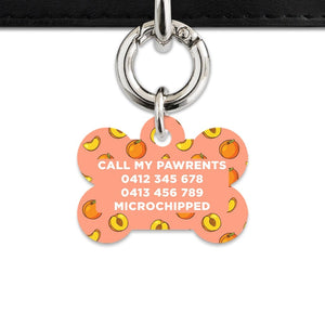 Bailey And Bone Pet Tag Peaches Pet Tag