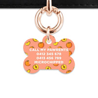 Bailey And Bone Pet Tag Peaches Pet Tag