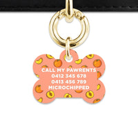 Bailey And Bone Pet Tag Peaches Pet Tag