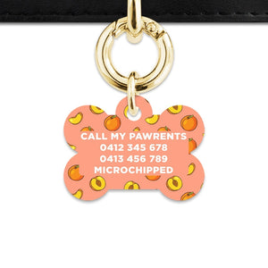 Bailey And Bone Pet Tag Peaches Pet Tag