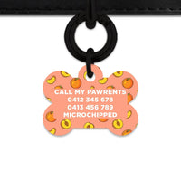 Bailey And Bone Pet Tag Peaches Pet Tag
