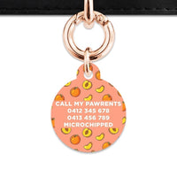 Bailey And Bone Pet Tag Peaches Pet Tag