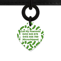 Bailey And Bone Pet Tag Pickles Pattern Pet Tag