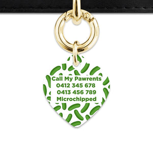 Bailey And Bone Pet Tag Pickles Pattern Pet Tag