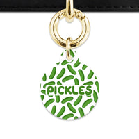 Bailey And Bone Pet Tag Pickles Pattern Pet Tag