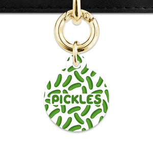Bailey And Bone Pet Tag Pickles Pattern Pet Tag