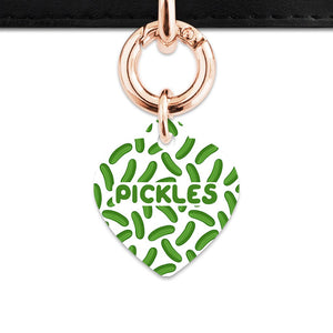 Bailey And Bone Pet Tag Pickles Pattern Pet Tag