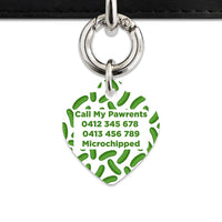 Bailey And Bone Pet Tag Pickles Pattern Pet Tag