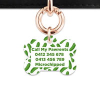 Bailey And Bone Pet Tag Pickles Pattern Pet Tag