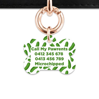 Bailey And Bone Pet Tag Pickles Pattern Pet Tag
