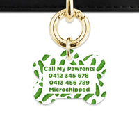 Bailey And Bone Pet Tag Pickles Pattern Pet Tag