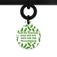 Bailey And Bone Pet Tag Pickles Pattern Pet Tag