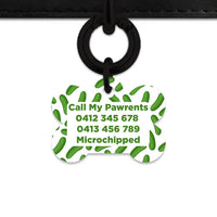 Bailey And Bone Pet Tag Pickles Pattern Pet Tag