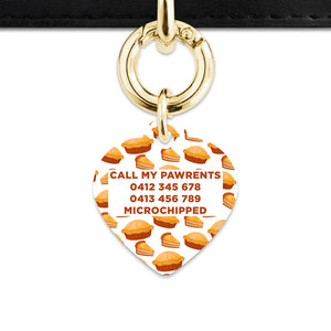 Bailey And Bone Pet Tag Pie Pattern Pet Tag