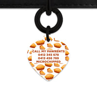 Bailey And Bone Pet Tag Pie Pattern Pet Tag