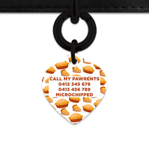 Bailey And Bone Pet Tag Pie Pattern Pet Tag