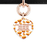 Bailey And Bone Pet Tag Pie Pattern Pet Tag