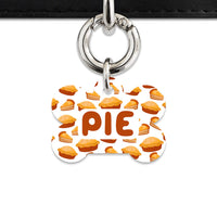 Bailey And Bone Pet Tag Pie Pattern Pet Tag