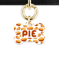 Bailey And Bone Pet Tag Pie Pattern Pet Tag