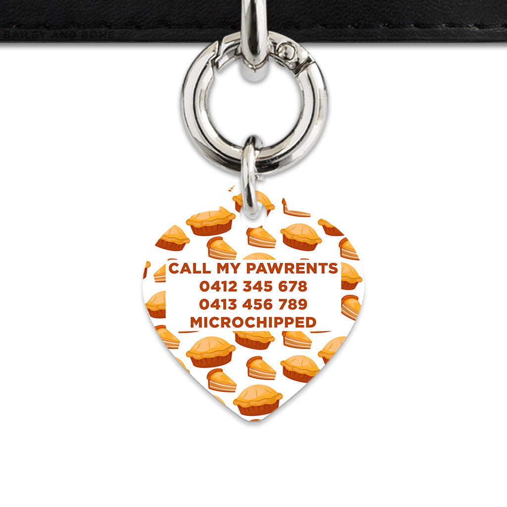 Bailey And Bone Pet Tag Pie Pattern Pet Tag