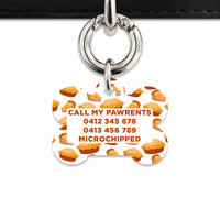 Bailey And Bone Pet Tag Pie Pattern Pet Tag