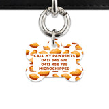 Bailey And Bone Pet Tag Pie Pattern Pet Tag