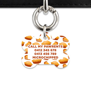 Bailey And Bone Pet Tag Pie Pattern Pet Tag