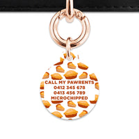 Bailey And Bone Pet Tag Pie Pattern Pet Tag