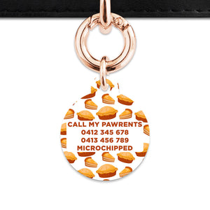 Bailey And Bone Pet Tag Pie Pattern Pet Tag