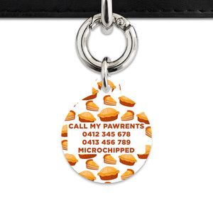 Bailey And Bone Pet Tag Pie Pattern Pet Tag