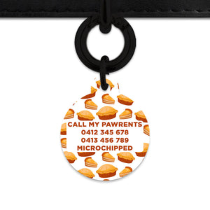 Bailey And Bone Pet Tag Pie Pattern Pet Tag