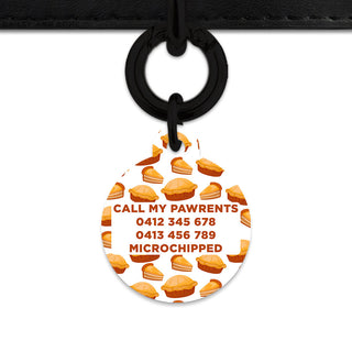 Bailey And Bone Pet Tag Pie Pattern Pet Tag