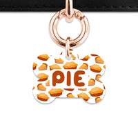 Bailey And Bone Pet Tag Pie Pattern Pet Tag