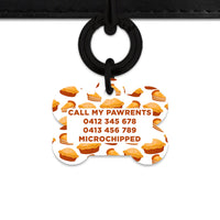 Bailey And Bone Pet Tag Pie Pattern Pet Tag