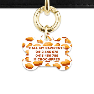 Bailey And Bone Pet Tag Pie Pattern Pet Tag