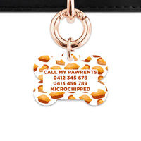 Bailey And Bone Pet Tag Pie Pattern Pet Tag