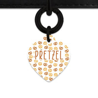 Bailey And Bone Pet Tag Pretzels Pattern Pet Tag