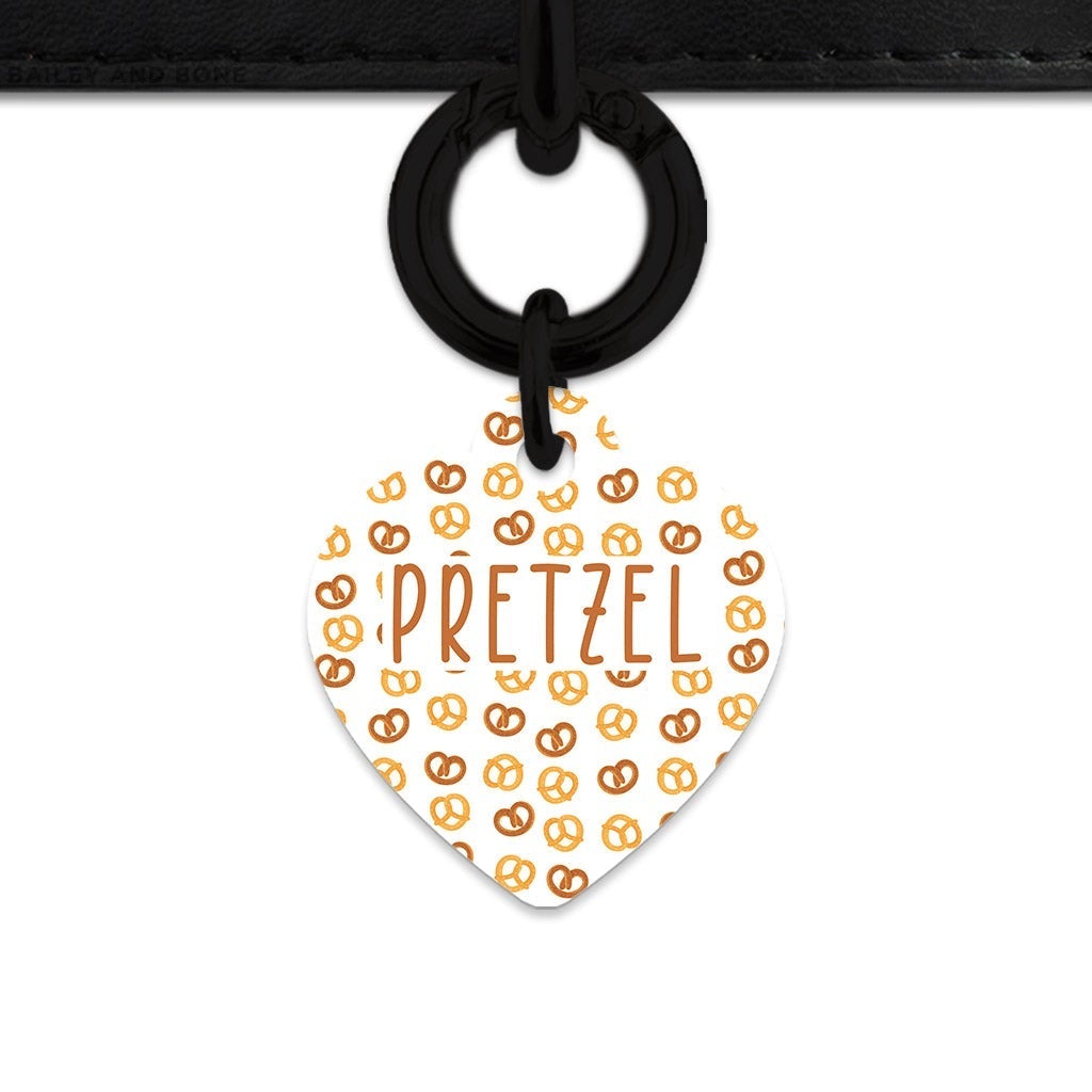 Bailey And Bone Pet Tag Pretzels Pattern Pet Tag